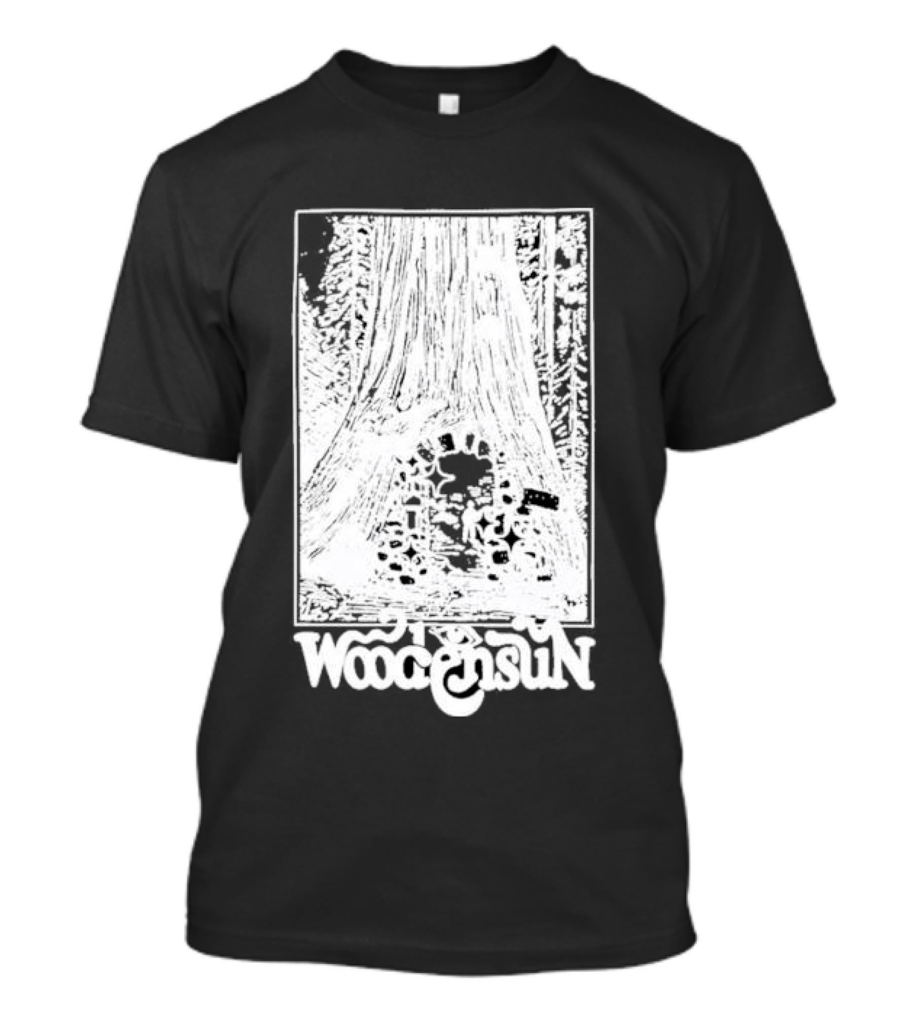 Woodensun Enchanted Realm Beneath The Giant Tree T-Shirt