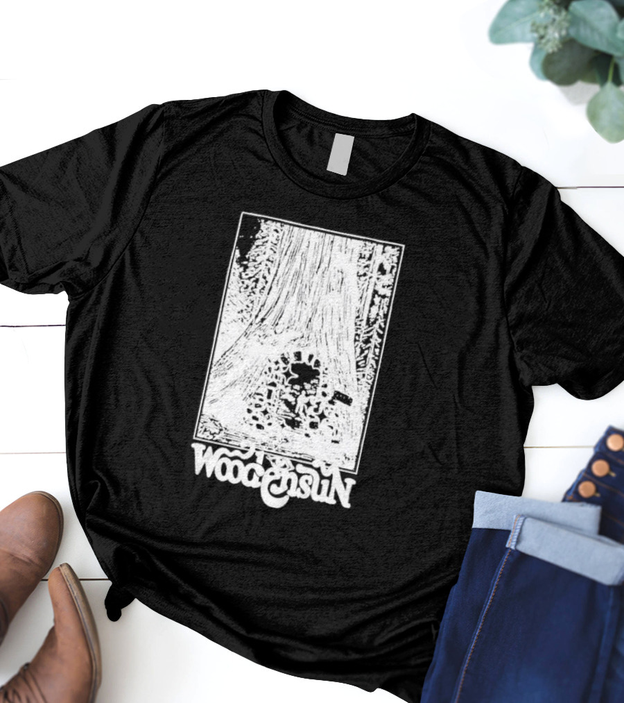 Woodensun Enchanted Realm Beneath The Giant Tree T-Shirt