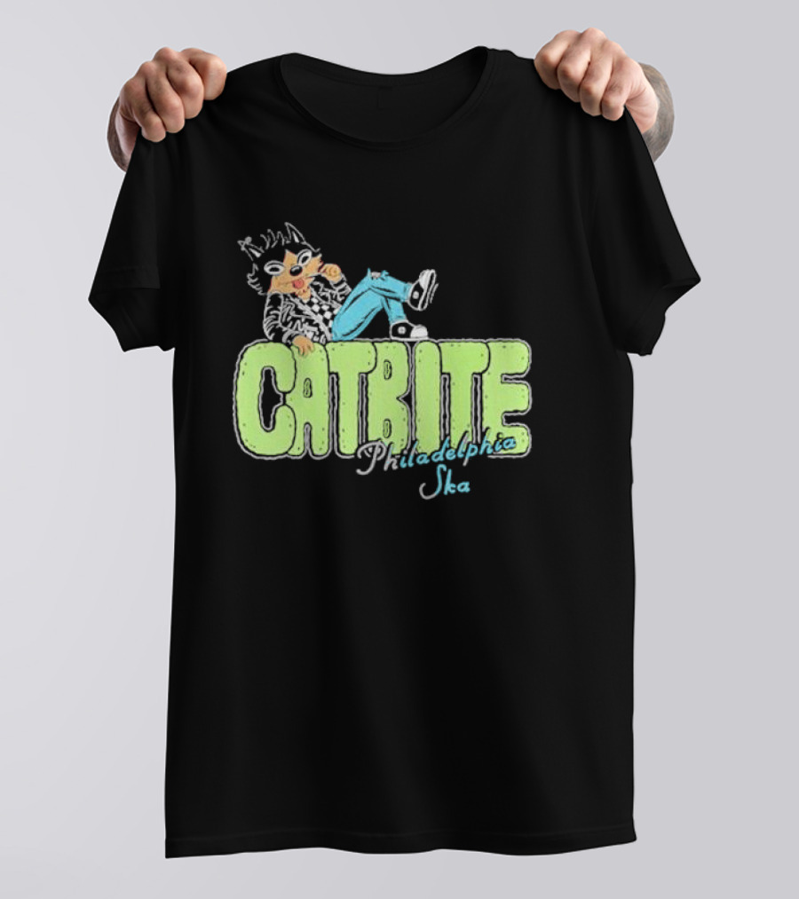 Cool Catbite Philadelphia Ska 2.0 Mineral Wash T-Shirt