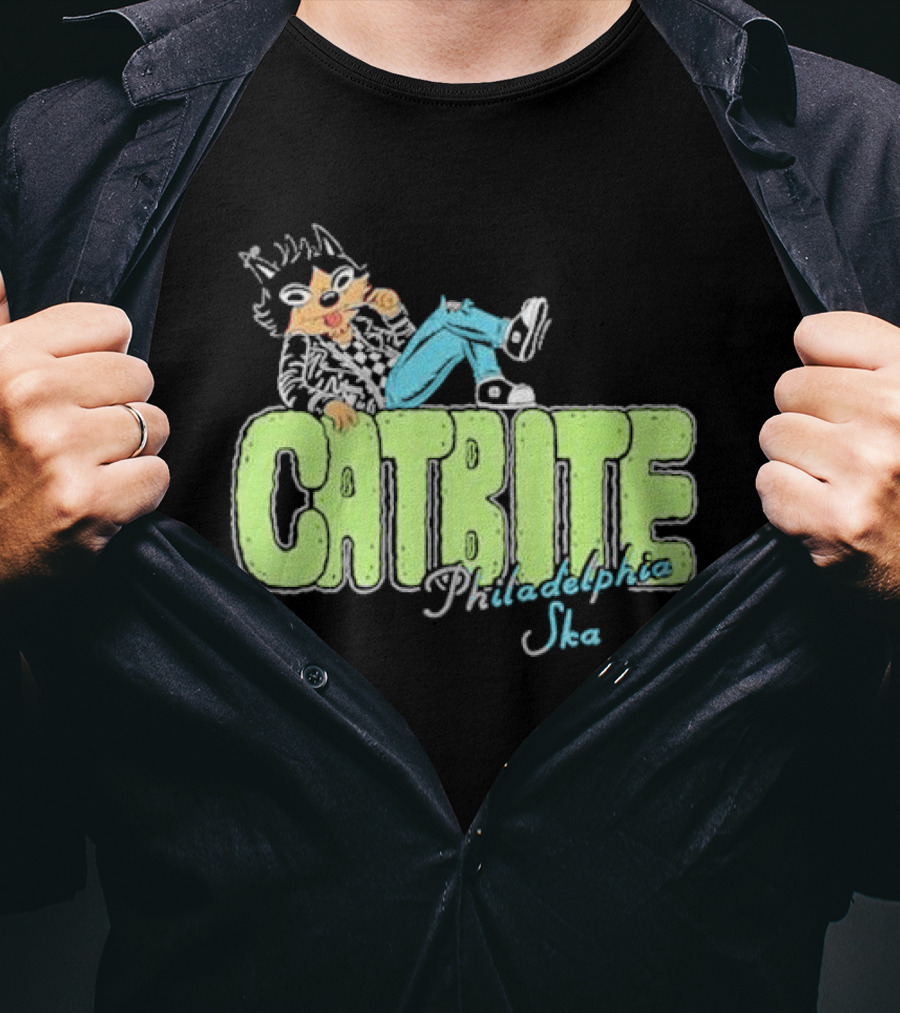 Cool Catbite Philadelphia Ska 2.0 Mineral Wash T-Shirt