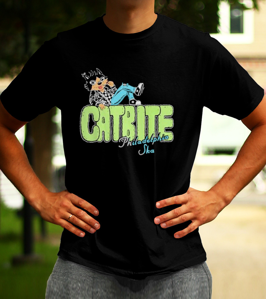 Cool Catbite Philadelphia Ska 2.0 Mineral Wash T-Shirt