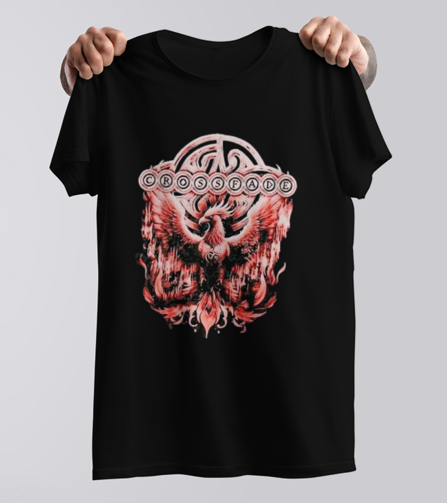 Crossfade Rising Phoenix Flame T-Shirt