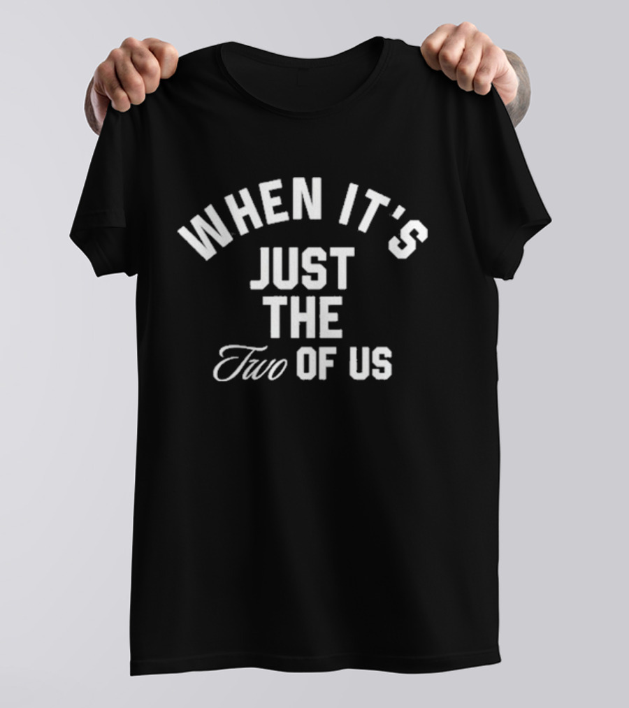 Finneas X Billie When It's Just The Two Of Us Text T-Shirt