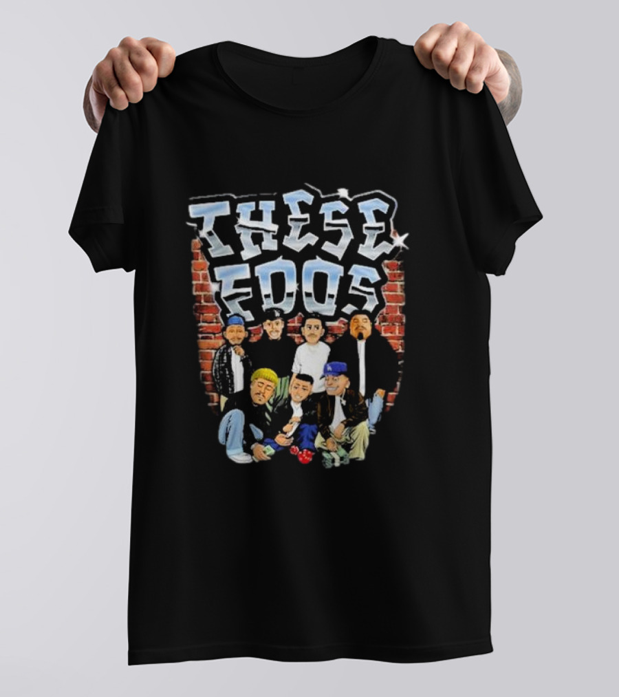 These Foos Homies Urban Street Style Characters 90s Graffiti Vibe T-Shirt