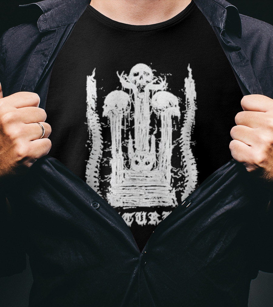 Xenomort Disturbia Skull And Spinal T-Shirt