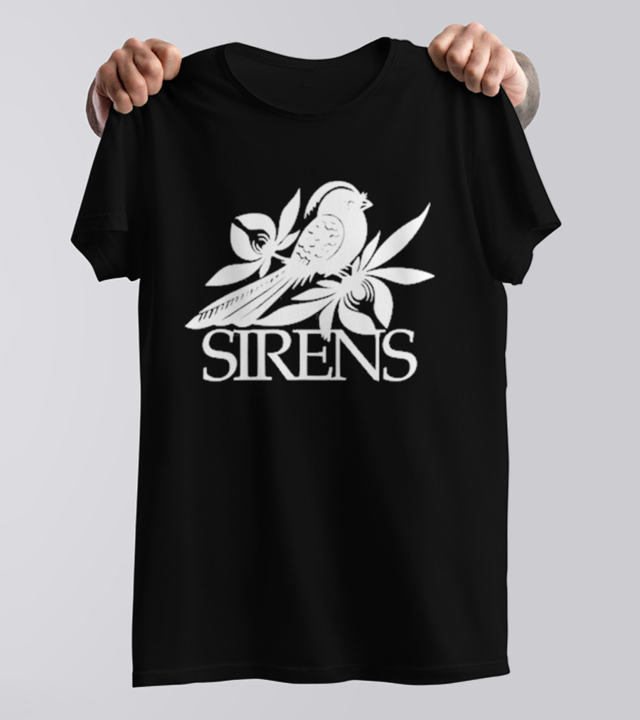 Sirens Bird Logo Black T-Shirt