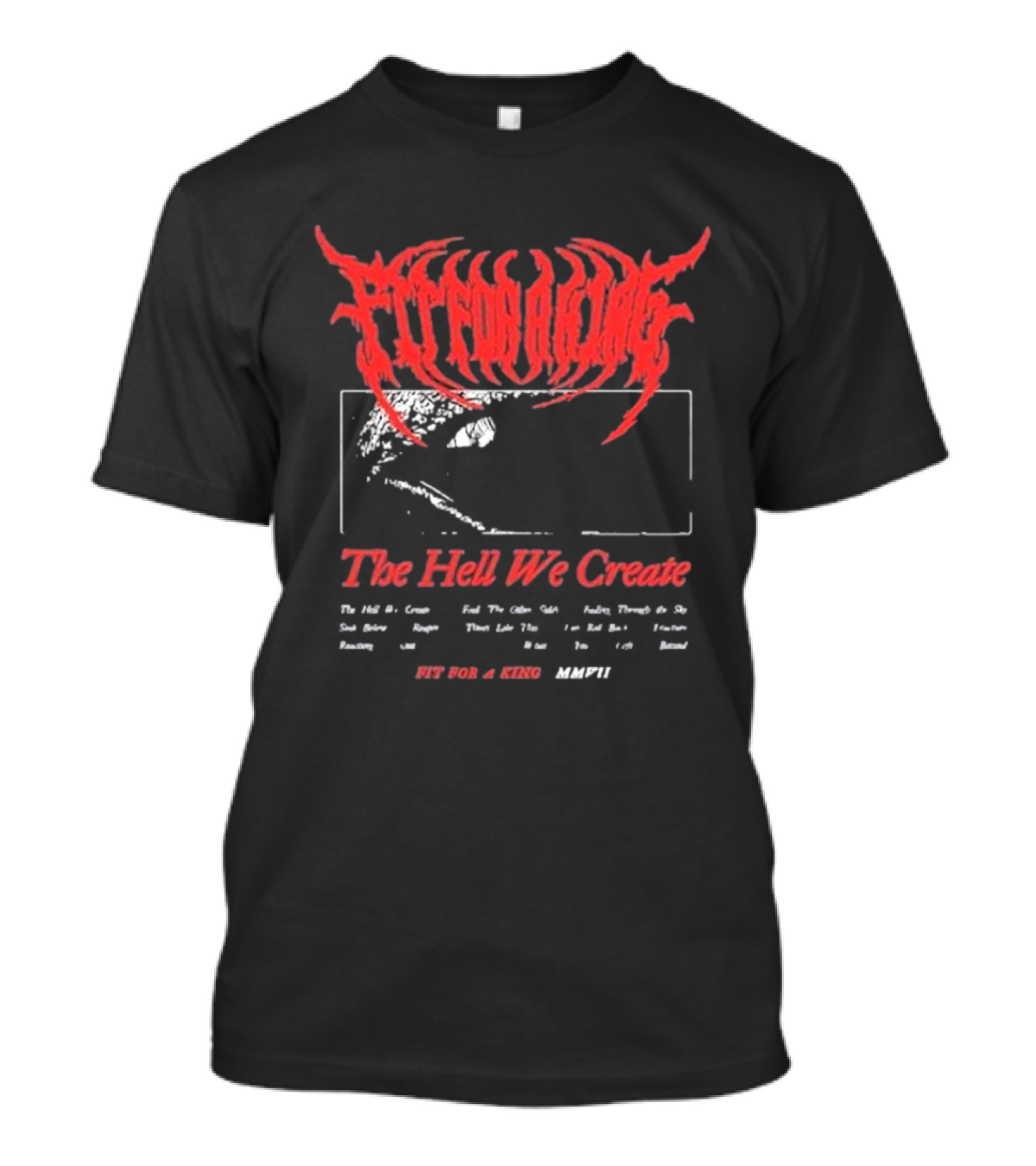 Fit For A King The Hell We Create MMXVI Skull T-Shirt