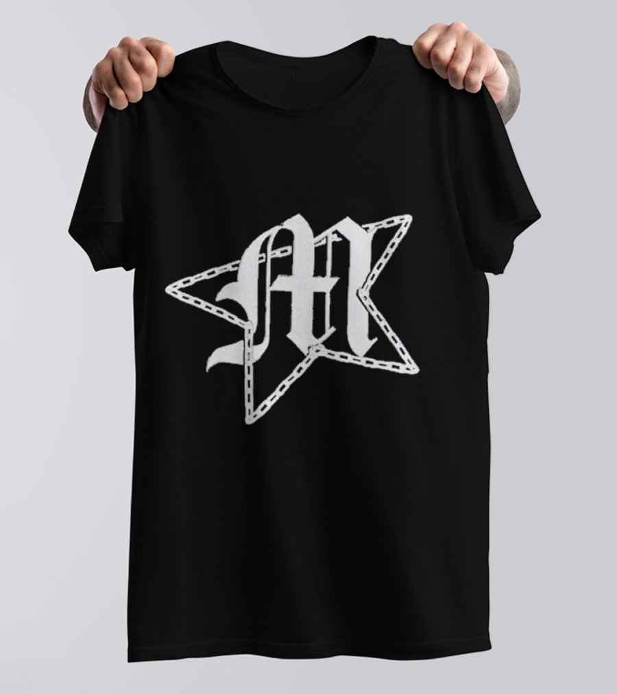 Movements Gothic M Overlapping Chain-Lined Star T-Shirt