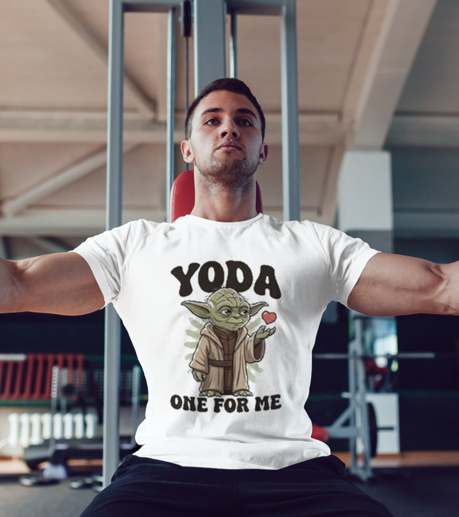Yoda One For Me Star Wars Valentine's Day Message With Heart T-Shirt