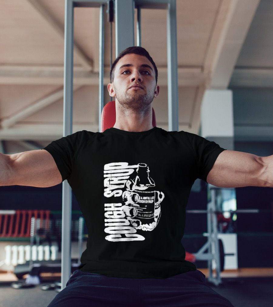 Awful Lot Of Cough Syrup Warning Bottle T-Shirt