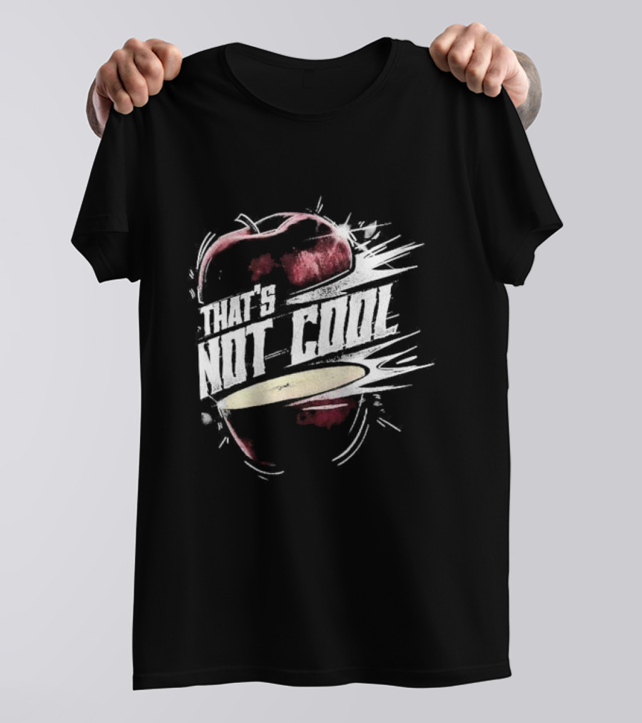 Carlito That's Not Cool Splattered Apple T-Shirt