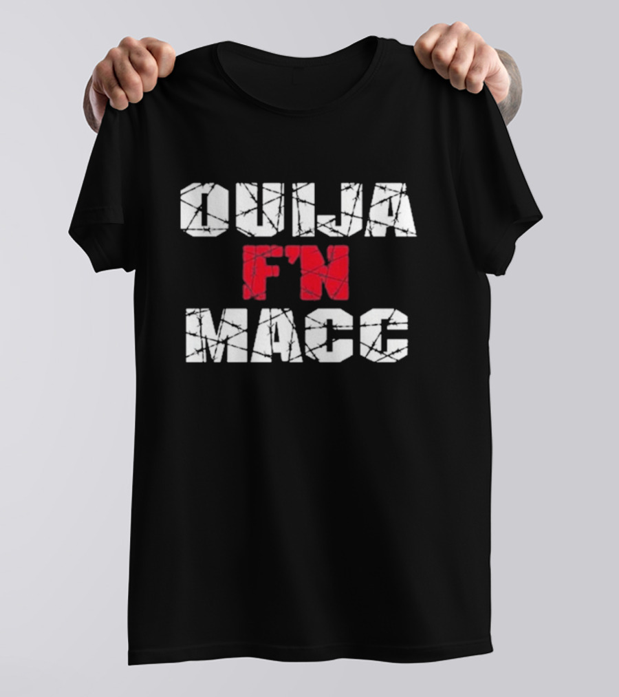 Ouija F’n Macc Grungy White T-Shirt