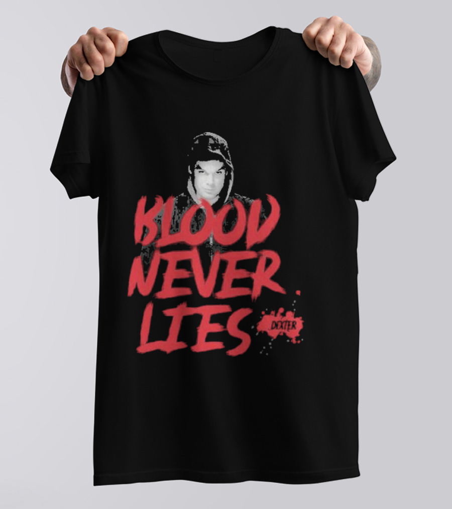 Dexter Blood Never Lies Spatter T-Shirt
