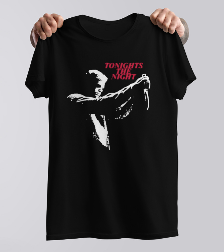 Selected Dexxter Tonight's The Night Bold Image T-Shirt