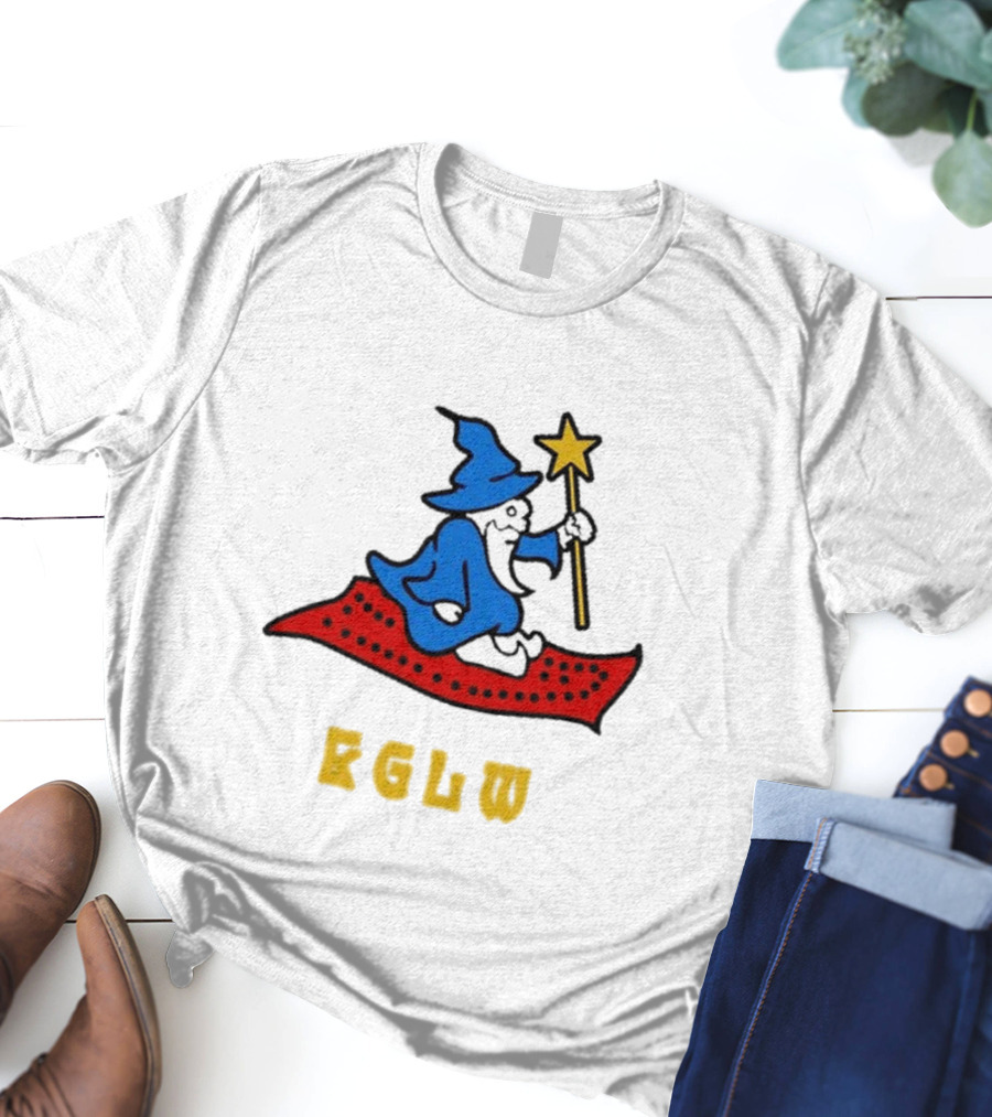 EGLW Wizard On Red Carpet With Star Wand T-Shirt
