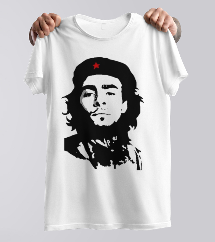 Luigi Mangione Che Guevara Iconic Red Star Beret Face T-Shirt