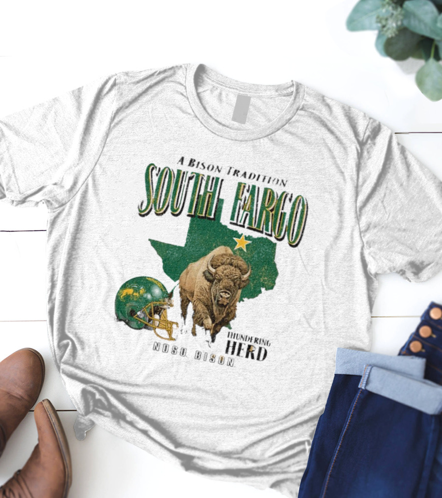A Bison Tradition South Fargo Thundering Herd NDSU Bison T-Shirt