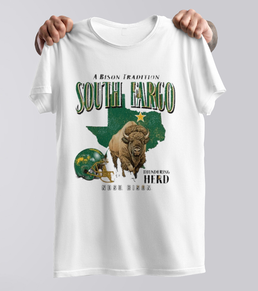 A Bison Tradition South Fargo Thundering Herd NDSU Bison T-Shirt