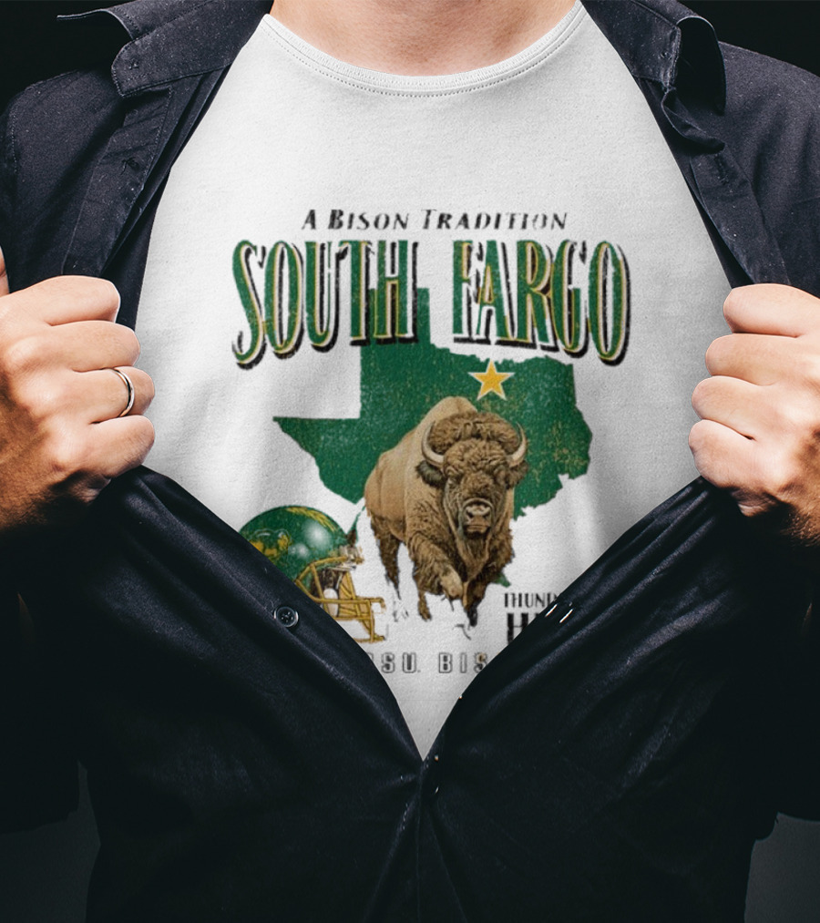 A Bison Tradition South Fargo Thundering Herd NDSU Bison T-Shirt