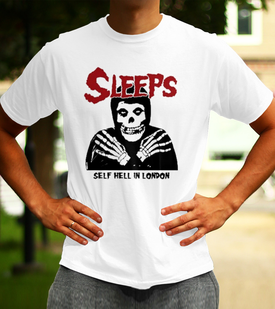 SLEEPS Self Hell In London Skeleton T-Shirt