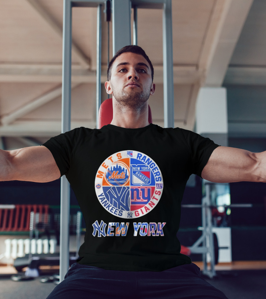 Mets Rangers Giants Yankees New York T-Shirt