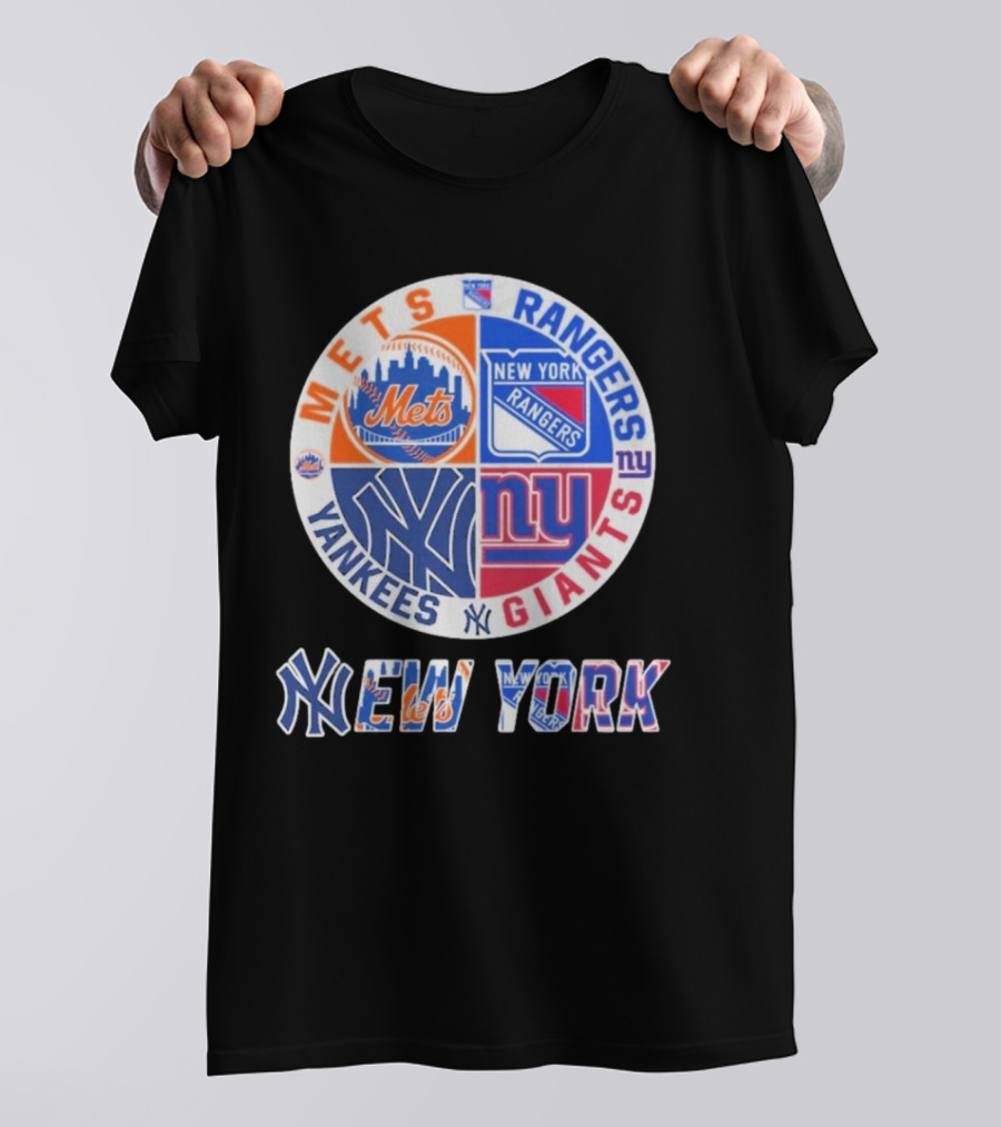 Mets Rangers Giants Yankees New York T-Shirt