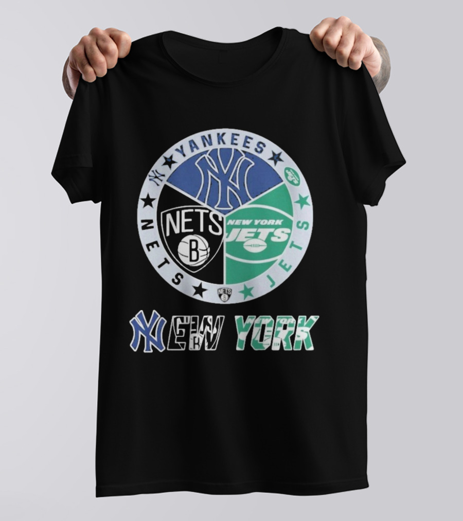 New York Yankees Nets Jets Yankees Nets Jets T-Shirt