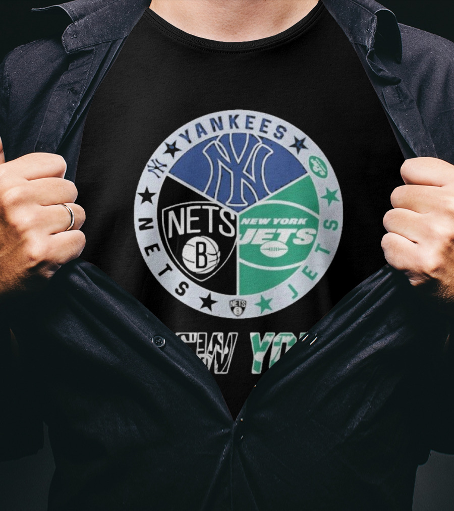 New York Yankees Nets Jets Yankees Nets Jets T-Shirt