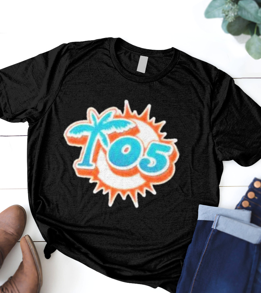 T05 Treeofive Tree O Five Miami Dolphins Retro Zip Up T-Shirt