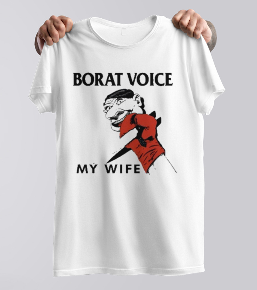 Matt Skiba Borat Voice My Wife Comic T-Shirt