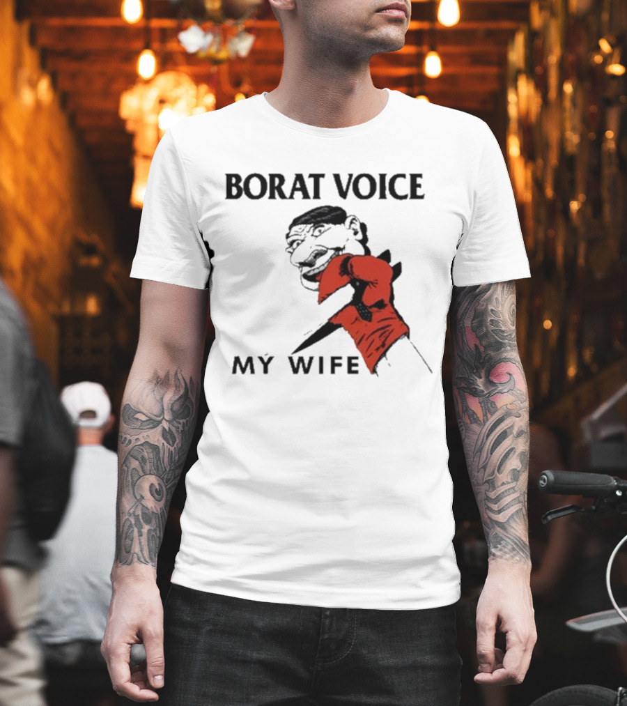 Matt Skiba Borat Voice My Wife Comic T-Shirt