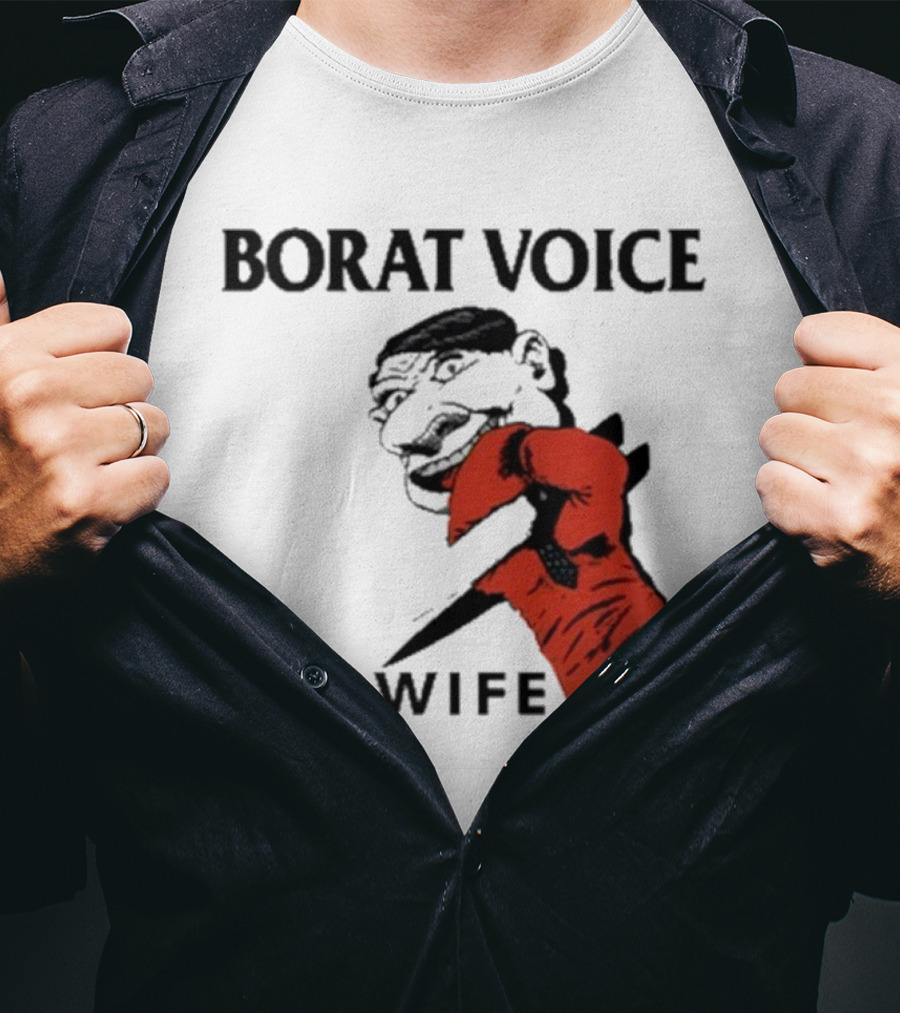 Matt Skiba Borat Voice My Wife Comic T-Shirt