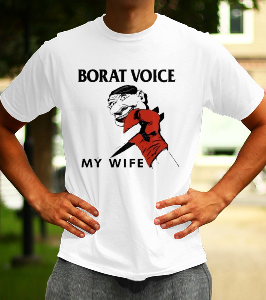 Matt Skiba Borat Voice My Wife Comic T-Shirt