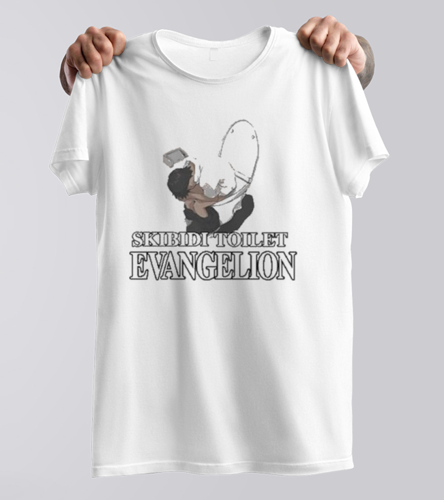 Skibidi Toilet Evangelion Iconic Mashup T-Shirt