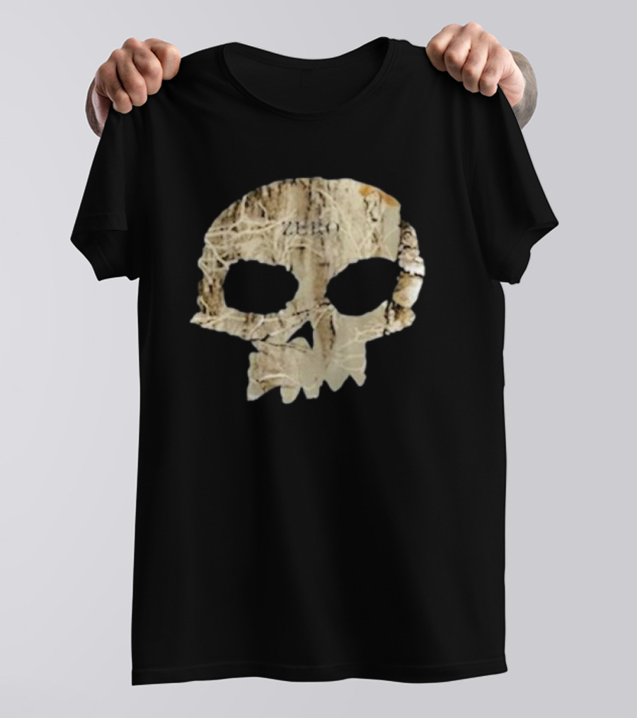 Zero Skateboards Realtree Camo Skull T-Shirt