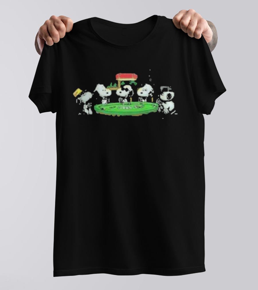 Peanuts Snoopy Poker Game With Friends T-Shirt