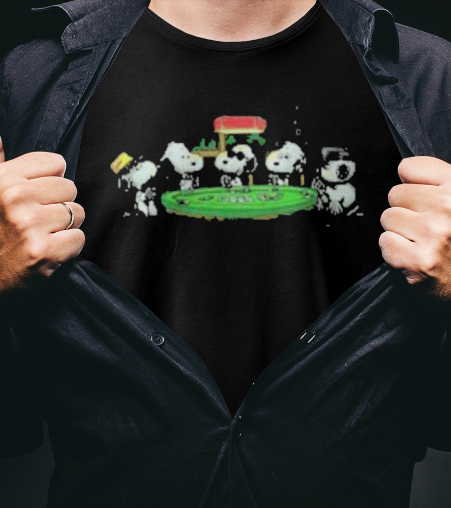 Peanuts Snoopy Poker Game With Friends T-Shirt