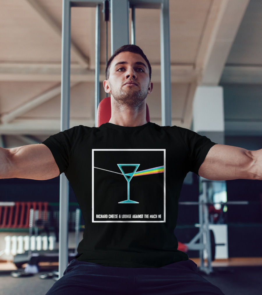 Richard Cheese Lounge Against The Machine Martini Prism T-Shirt