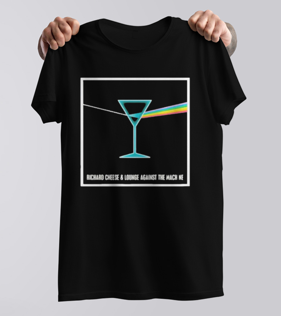 Richard Cheese Lounge Against The Machine Martini Prism T-Shirt