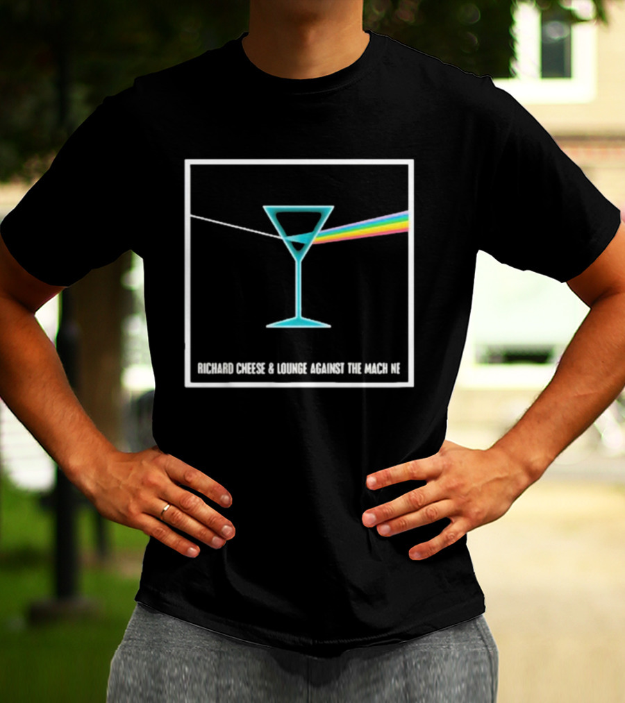 Richard Cheese Lounge Against The Machine Martini Prism T-Shirt