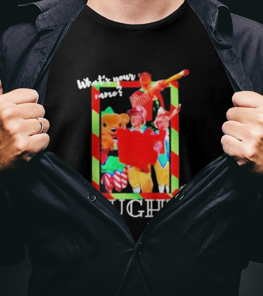 What’s Your Name Naughty Tally The Elf Santa T-Shirt