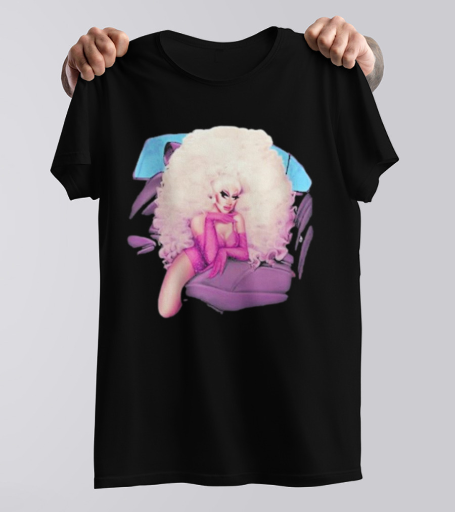 Trixie Mattel Glamorous Blonde Drag In Backseat T-Shirt