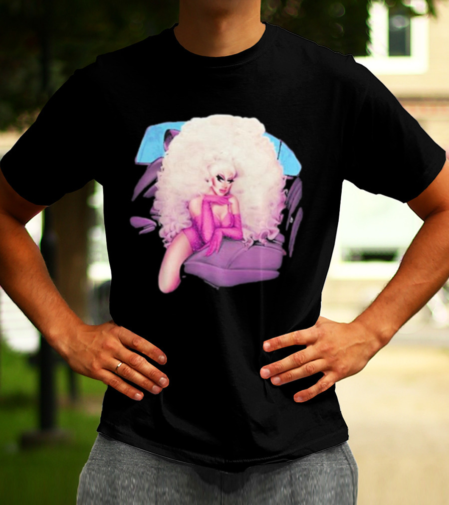 Trixie Mattel Glamorous Blonde Drag In Backseat T-Shirt