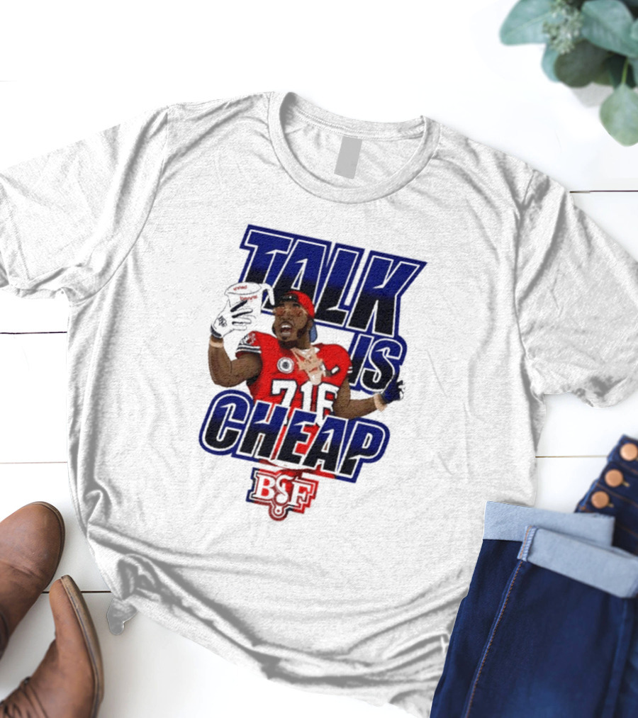 Benny The Butcher Talk Is Cheap BSF Victory Monday Football Victory T-Shirt