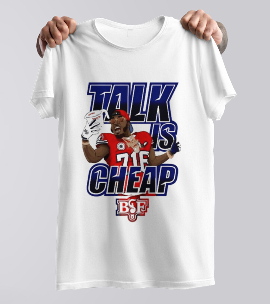 Benny The Butcher Talk Is Cheap BSF Victory Monday Football Victory T-Shirt