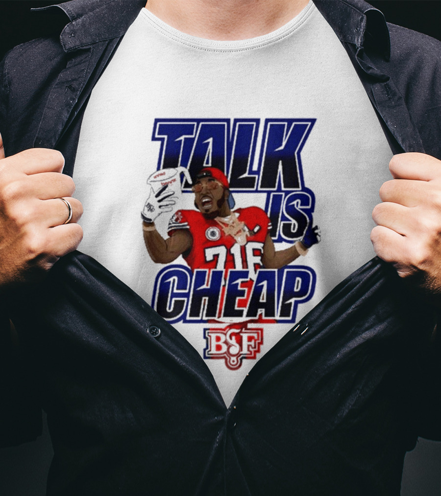 Benny The Butcher Talk Is Cheap BSF Victory Monday Football Victory T-Shirt