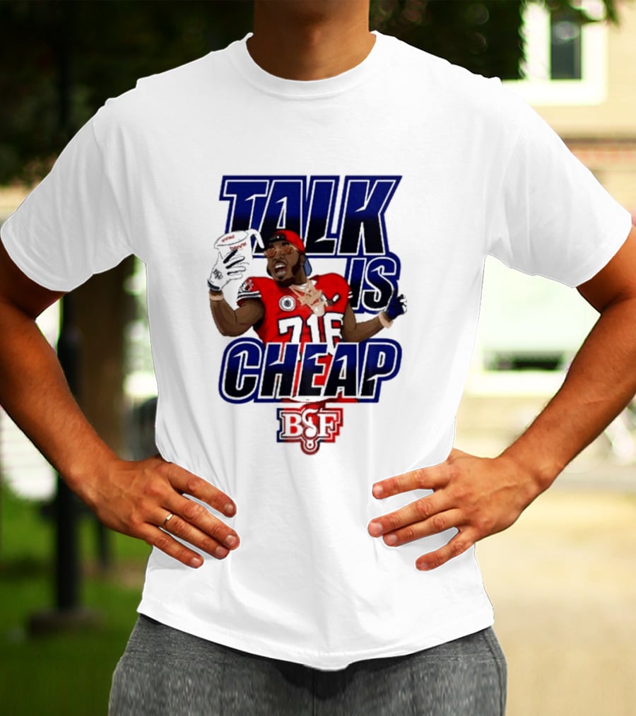 Benny The Butcher Talk Is Cheap BSF Victory Monday Football Victory T-Shirt