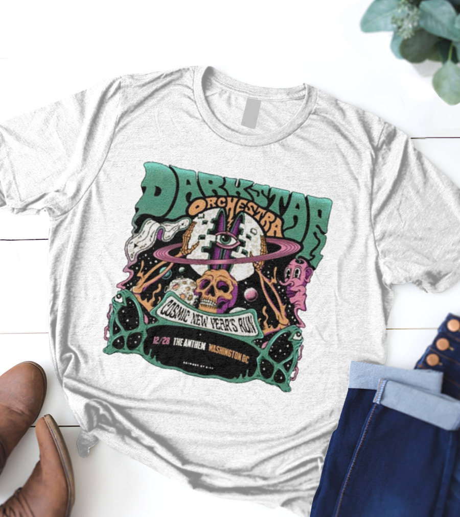 Dark Star Orchestra Cosmic New Year's Run 12/28 The Anthem Washington DC T-Shirt