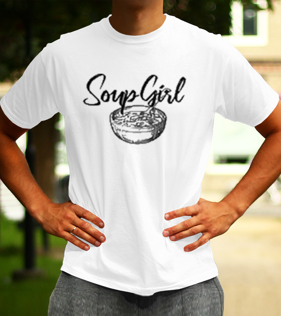Kat Timpf Soup Girl Bowl Sketch T-Shirt