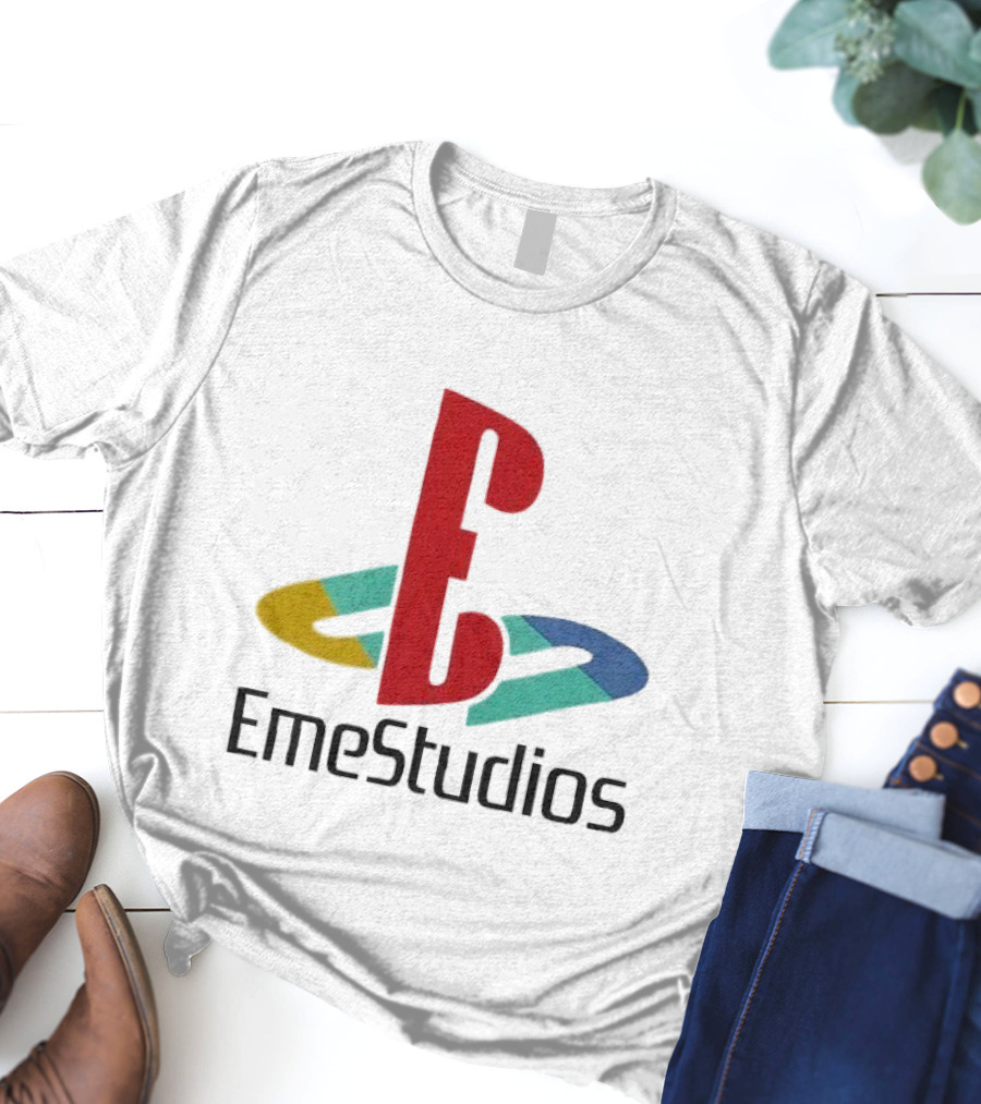 EmeStudios Play Logo With Classic Gaming T-Shirt